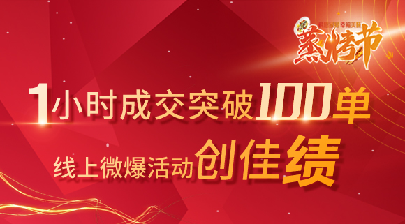 科恩蒸烤節(jié) | 線上微爆創(chuàng)佳績，1小時(shí)成交115單！